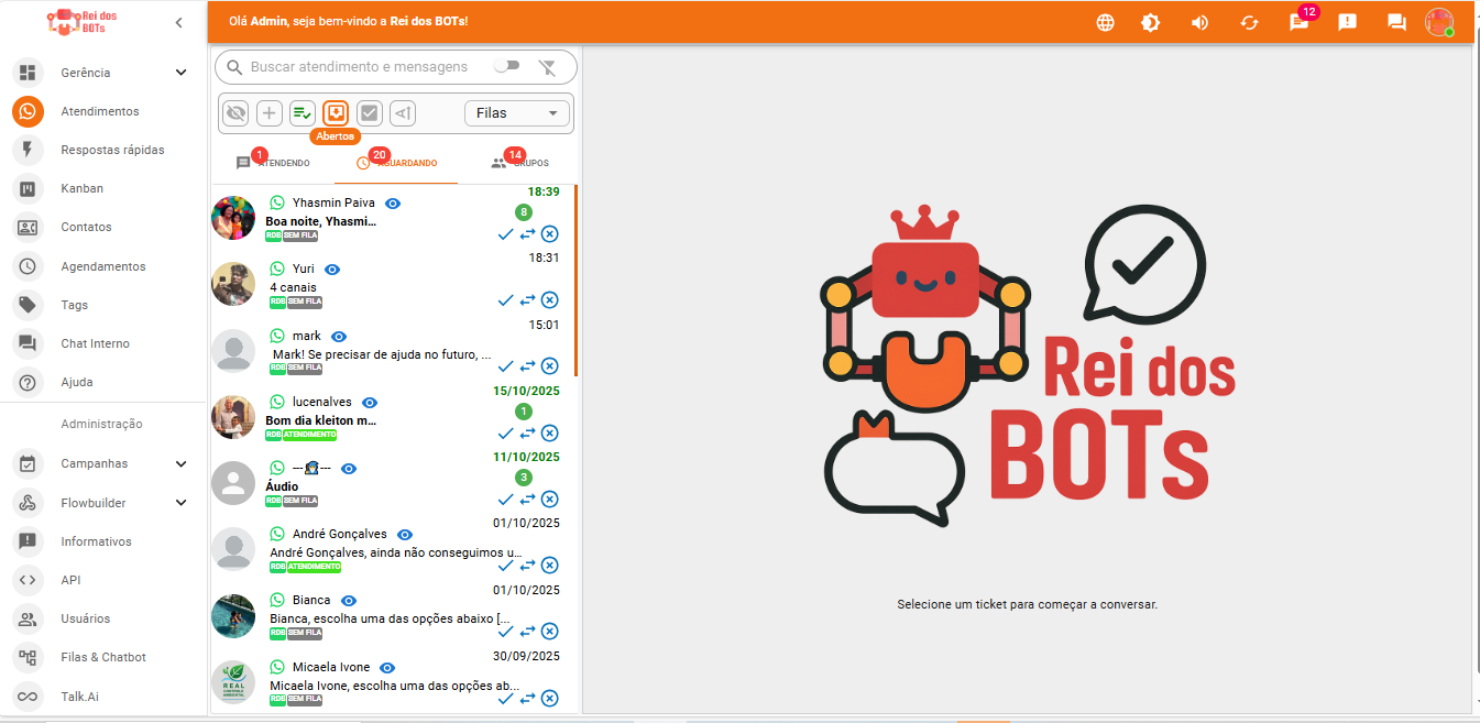 Reibot Connect - CRM WhatsApp,Telegram, Facebook e Instagram
